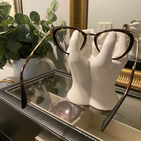 Black tortoise Prada cat eye glasses - Picture 4 of 7